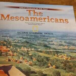 NATIONAL GEOGRAPHIC MAP of The Mesoamericans December 1997 Ancient Mesoamerica